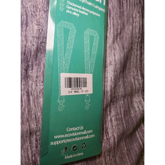 *5 for $25* EcoVision‎ 2 Pack Keychain Lanyard Wristlet Floral Inspire Me - Picture 7 of 7